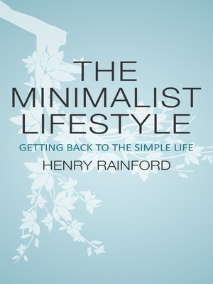 cover image of The Minimalist Lifestyle